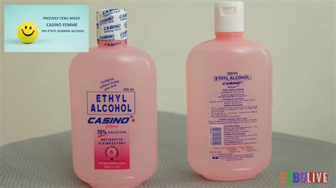 Proudly Cebu Made Casino Femme Ethyl Alcohol .